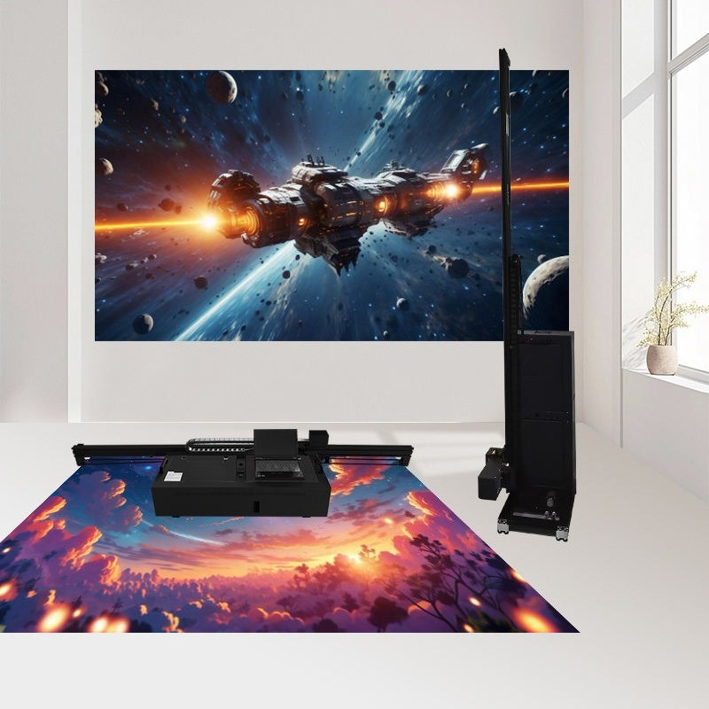 Commercial Printing And Graphics - Stampante UV Verticale Multifunzione per Pareti,