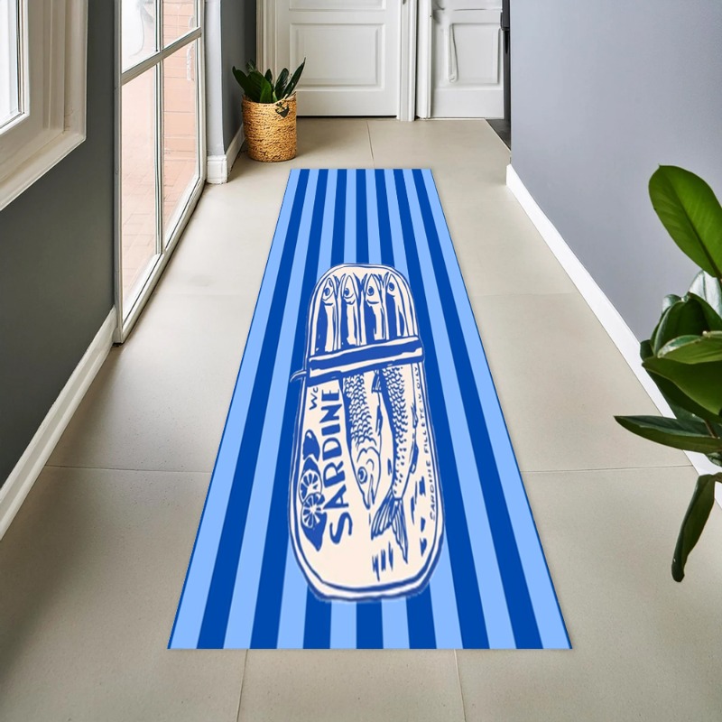 Tappeto Runner Vintage Blu a R - Commercial Printing And Graphics recensione e prezzo