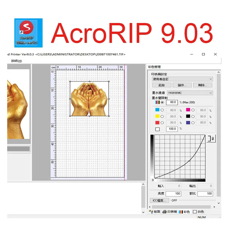 Software RIP AcroRIP Bianco Ve - Color Rip Software Dongle recensione e prezzo